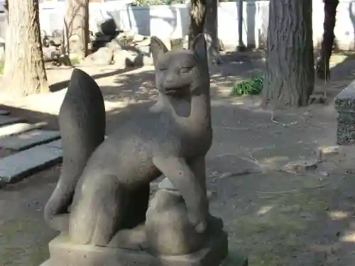 栗原氷川神社の狛犬