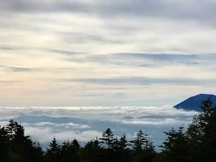 山家神社奥宮の景色