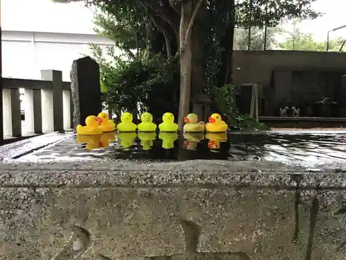 柏諏訪神社の手水舎