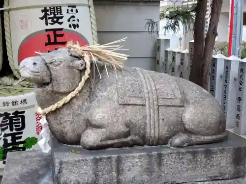 走水神社の狛犬