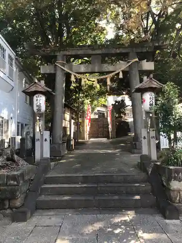 中村八幡宮の鳥居