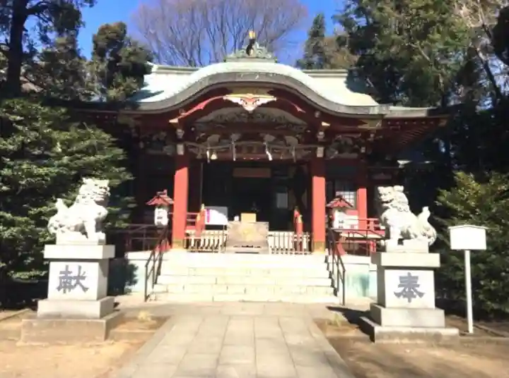 中野氷川神社の本殿・本堂