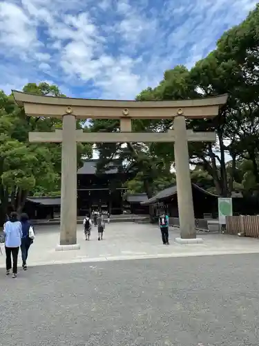 明治神宮の鳥居