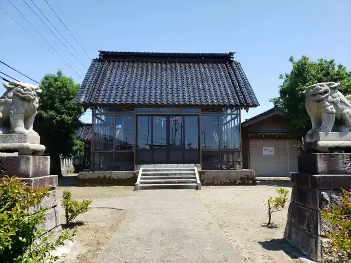 村社江尻神社の本殿・本堂