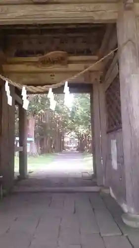 早池峰神社の山門