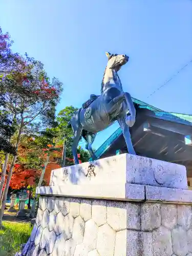 神明神社（上中町長間）の狛犬