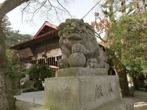 黒磯神社の狛犬