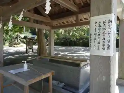 安房神社の手水舎