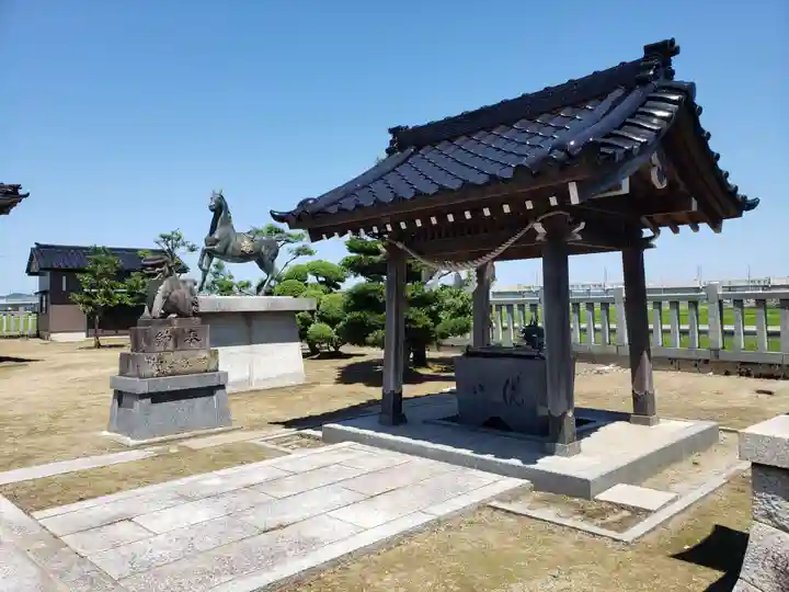 佐野神社の手水舎