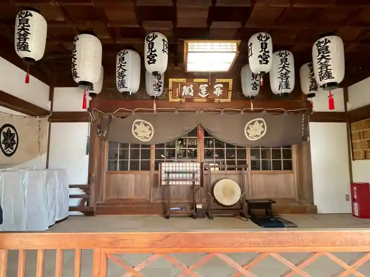 妙見社の本殿・本堂