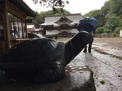 酒列磯前神社の狛犬