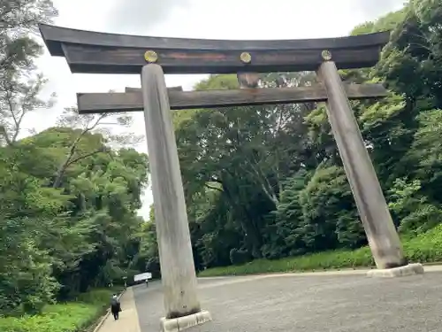 明治神宮の鳥居