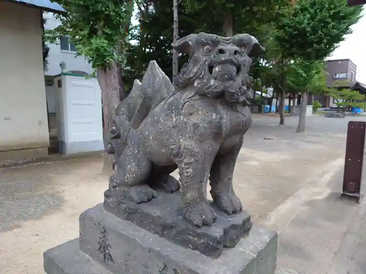 苗穂神社の狛犬