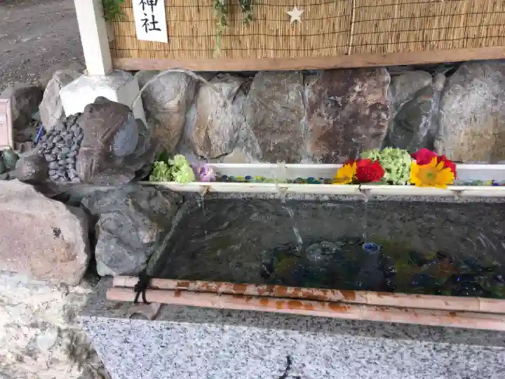 星置神社の手水舎
