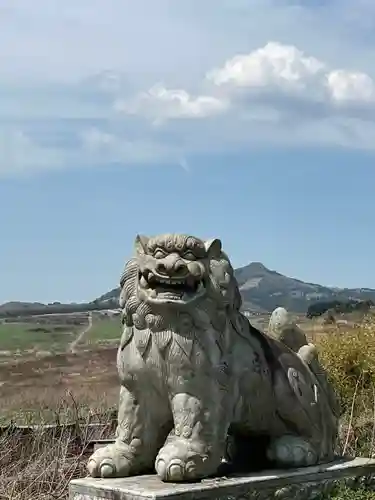 阿蘇神社の狛犬