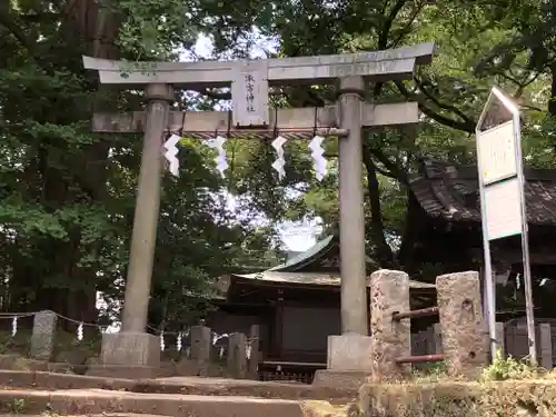 諏方神社の鳥居