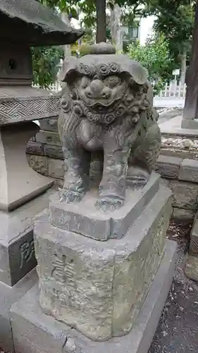 嶺御嶽神社の狛犬