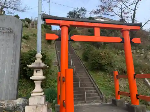 江名諏訪神社の鳥居