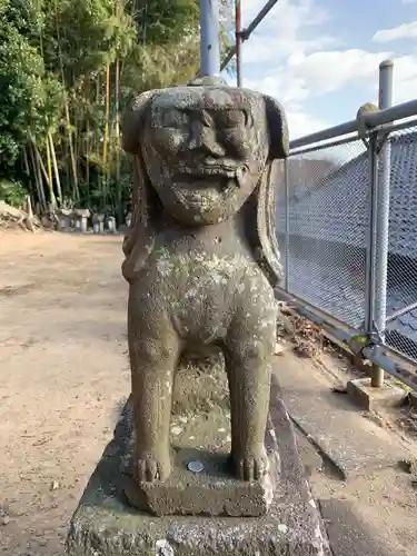 久保田八幡神社の狛犬