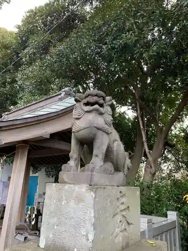 坂田八幡神社の狛犬