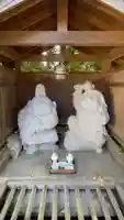 本太氷川神社の像