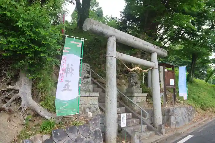 阿久津「田村神社」(郡山市阿久津町)旧社名:伊豆箱根三嶋三社の鳥居