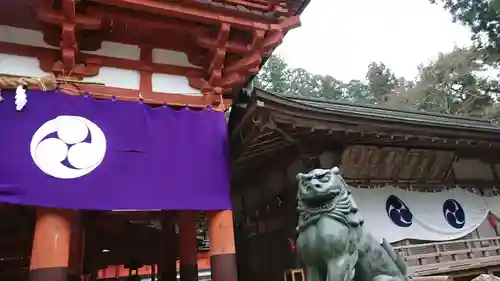 丹生都比売神社の狛犬