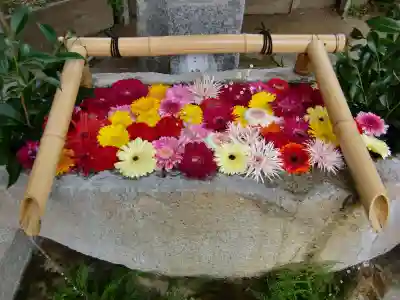 田間神社の手水舎