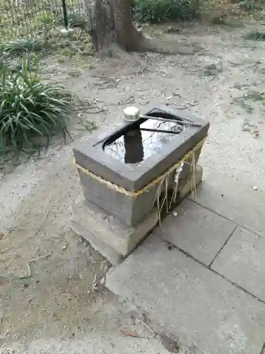 日秀将門神社の手水舎
