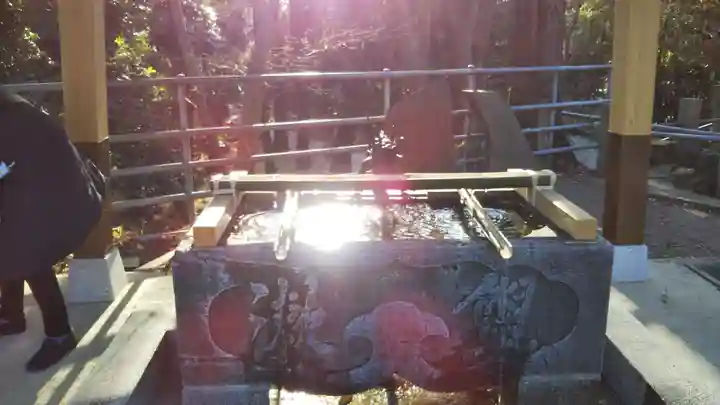 下総国三山 二宮神社の手水舎