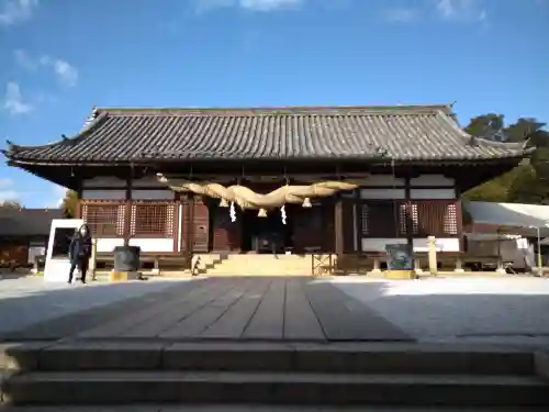 阿智神社の本殿・本堂