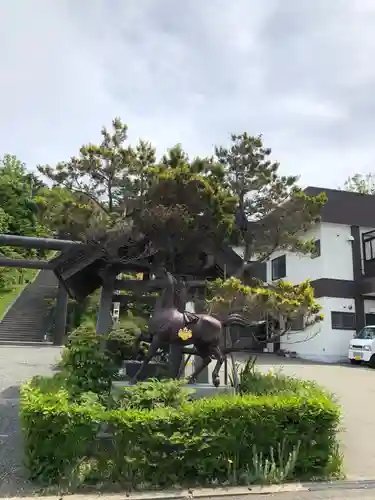 浦河神社の狛犬