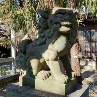 天武天皇社の狛犬