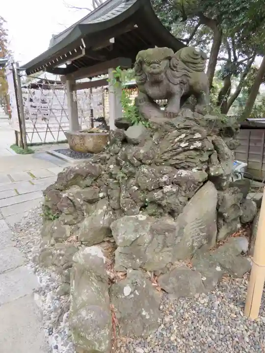 菊田神社の狛犬