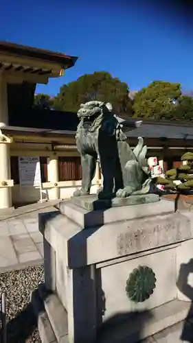 愛知縣護國神社の狛犬