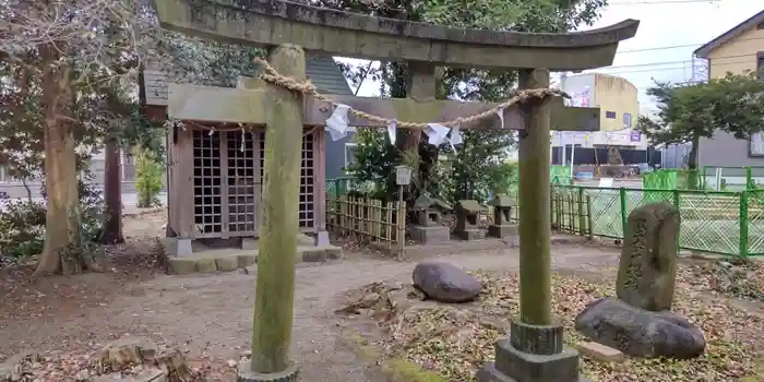 井細田八幡神社の鳥居