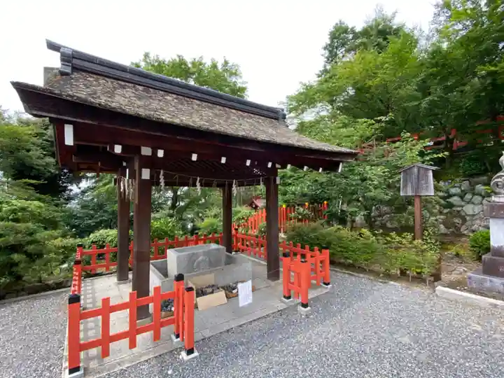 建勲神社の手水舎