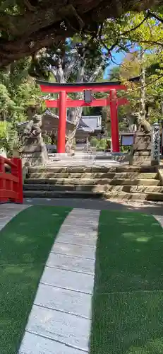 伊古奈比咩命神社の鳥居