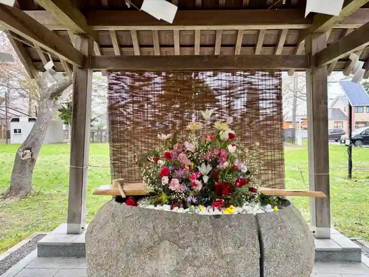 当別神社の手水舎