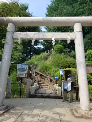 鳩森八幡神社の鳥居