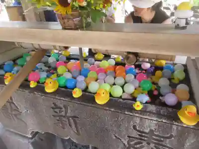鳩森八幡神社の手水舎