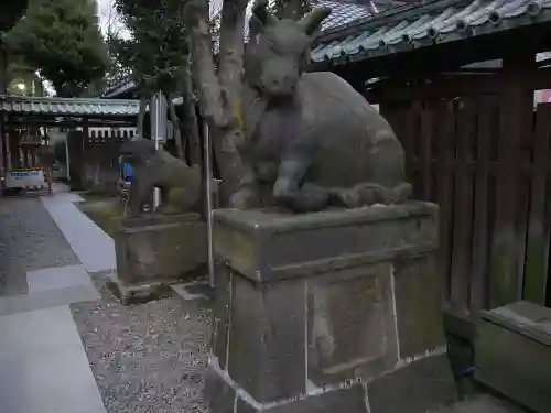 牛嶋神社の狛犬