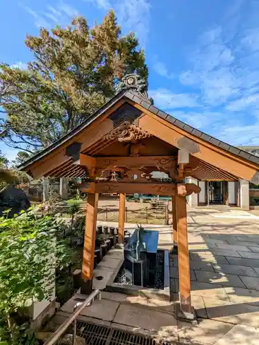 清涼寺の手水舎