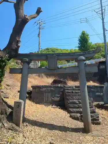 玉諸神社拝殿跡(山梨県)