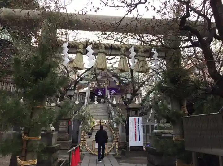元三島神社の鳥居