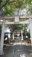 自由が丘熊野神社の鳥居