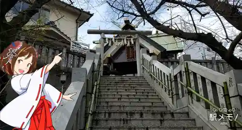元三島神社の鳥居