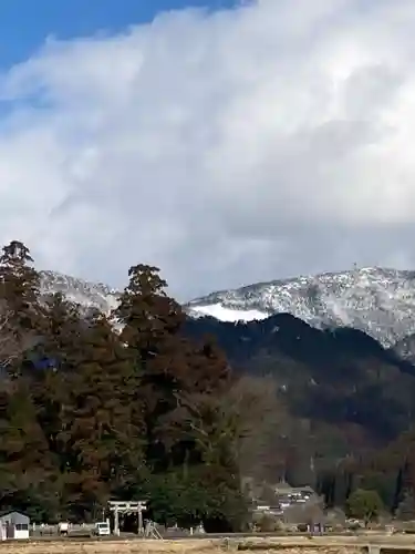 庭田神社の景色