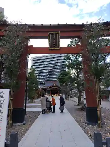 蒲田八幡神社の鳥居