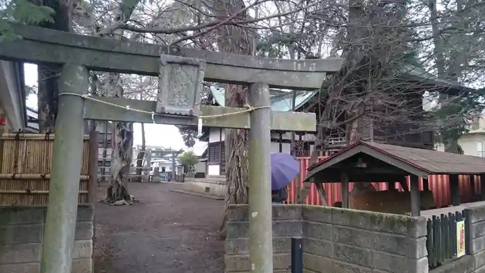 井口八幡神社の鳥居